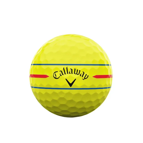 round 2 golf fixed callaway chrome soft triple track yellow